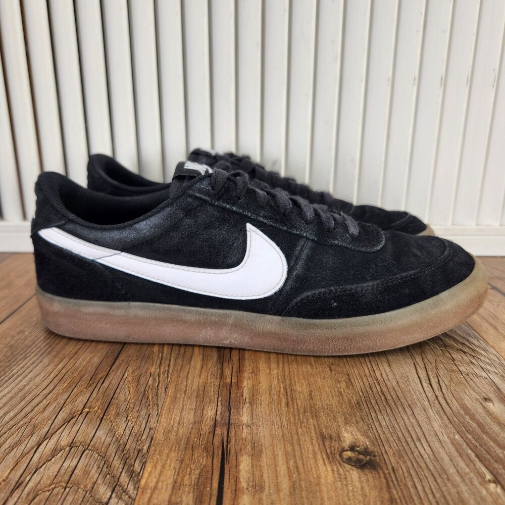 Nike Killshot 2 Gum Sole Sneakers Mens Sz 8.5 Black Suede Skate Shoes FQ8903-002